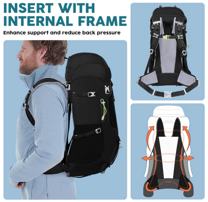 60L Backpack with Rain Cover