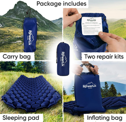 Ultralight Inflatable Sleeping Pad + Pump Sack