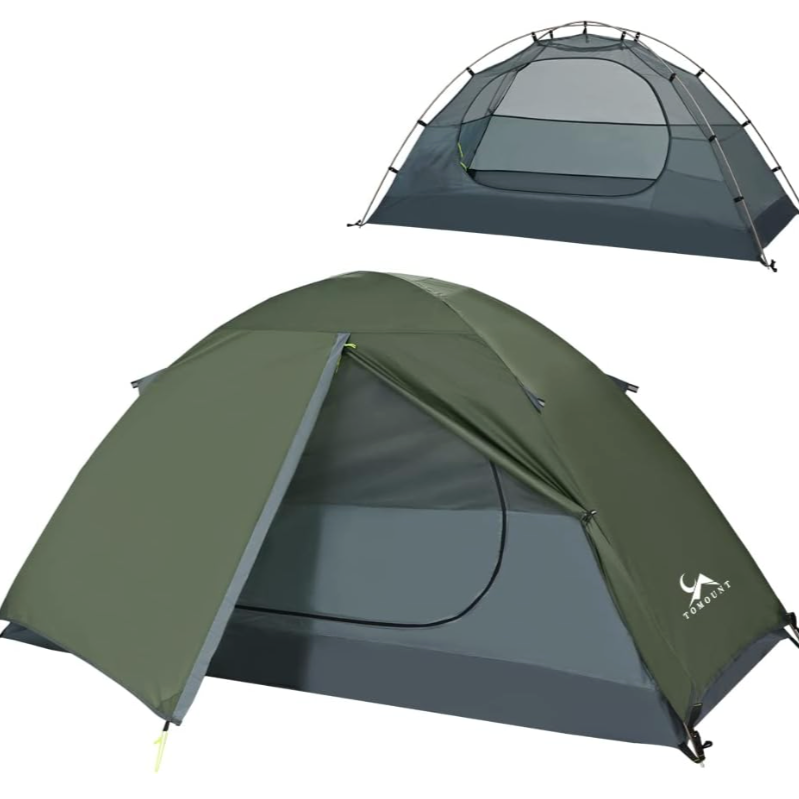 Lightweight 1 Person Backpacking Tent - Double Wall, Fast Setup, 3-Season Solo Shelter